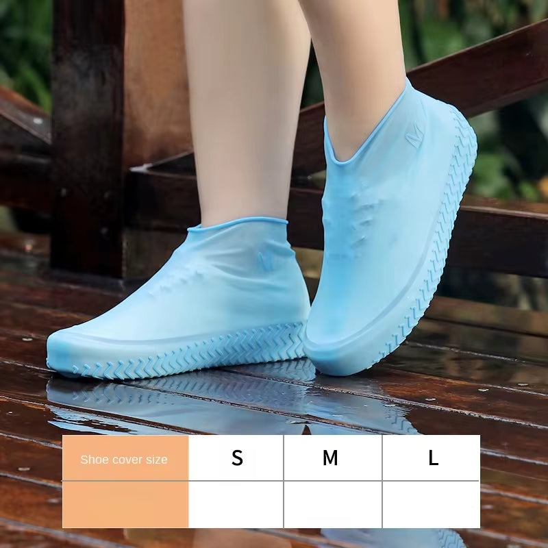 Reusable Waterproof Rain Shoes Covers Silicone Outdoor Rain Boot Overs Senshi Japan