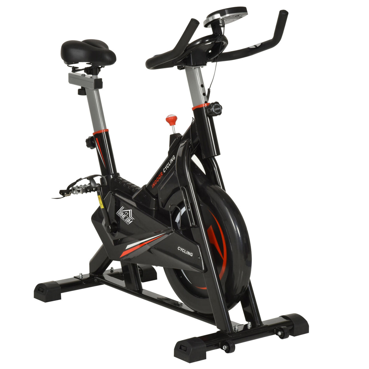 Stationary Exercise Bike 10Kg Flywheel Gym Office Training Fitness W/Lcd Monitor