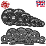 Cast Iron Weight Plates Set Pair 2" Hole Disc Dumbbell Olympic Barbell Weights