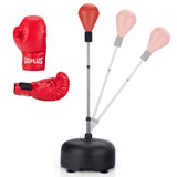 Punching Bag with Stand and Gloves