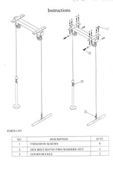 Ceiling Mounted Pulley Cable Machine V1 - Cable Machine 