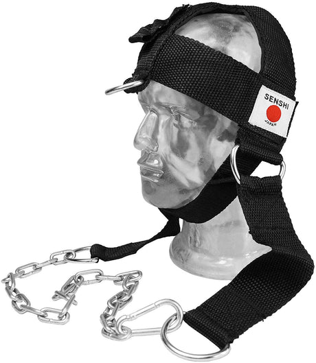 Neck Training Head Harness - V3 Design - Fits Weight Plates 