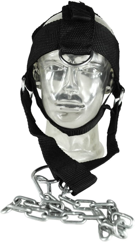 Neck Training Head Harness - V3 Design - Fits Weight Plates 