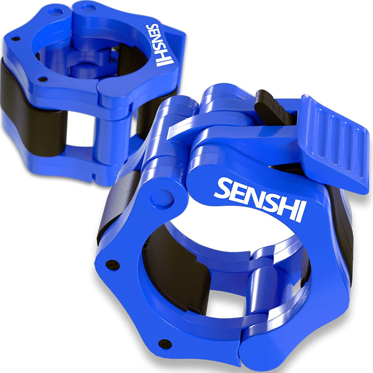 Senshi Japan 50mm Olympic Bar Collars - Blue - Bar Collars, 