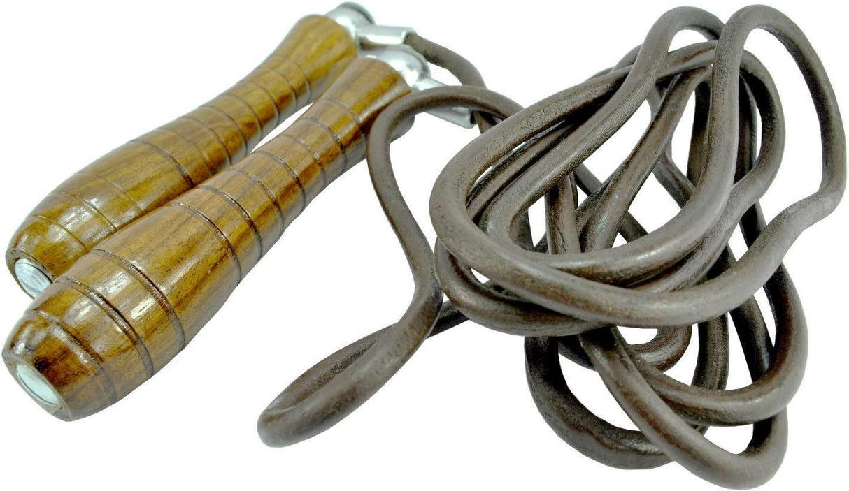 Rosewood Handle Weighted Skipping Rope