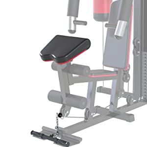 Machine à câble multi-gym à 3 stations de 198 kg pour les gymnases domestiques et commerciaux - Sac de frappe, station de trempage, tirage latéral et bien d'autres encore inclus !