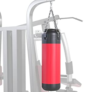 Machine à câble multi-gym à 3 stations de 198 kg pour les gymnases domestiques et commerciaux - Sac de frappe, station de trempage, tirage latéral et bien d'autres encore inclus !