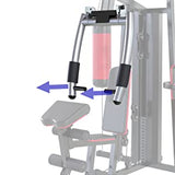 Machine à câble multi-gym à 3 stations de 198 kg pour les gymnases domestiques et commerciaux - Sac de frappe, station de trempage, tirage latéral et bien d'autres encore inclus !